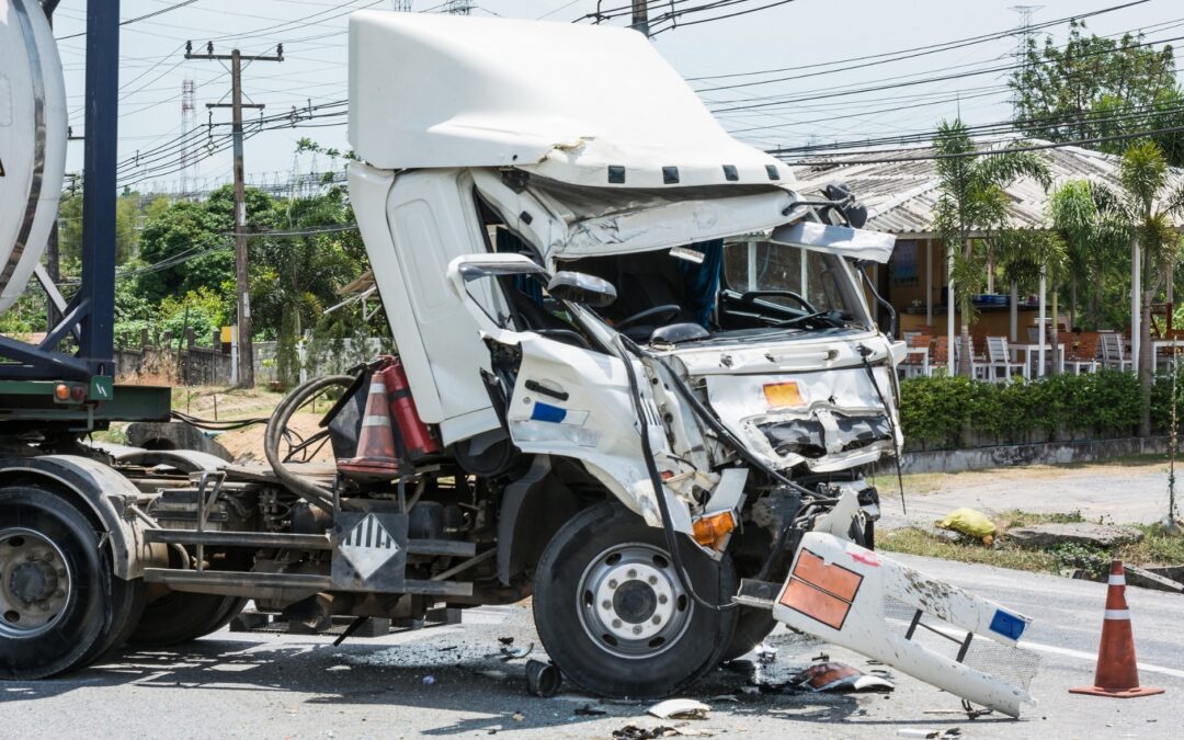 5 principales causas de accidentes de camión en California