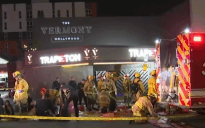 East Hollywood: 30 heridos tras conductor que atropella a visitantes de Club nocturno.