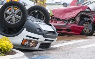 Choque Doble Con Volcadura En Simi Valley